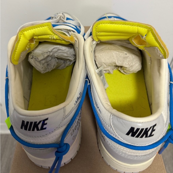 2021 Nike Dunk Low Off-White Lot 10 Size: U.S Men’s 11.5 / USED Replacement BOX - Picture 6 of 15